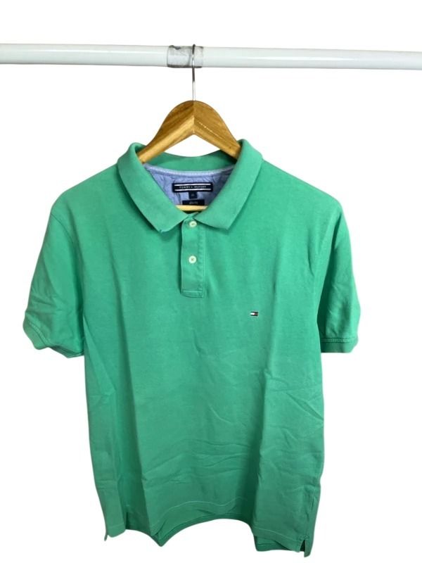Tommy Hilfiger Green Polo Shirt #B3